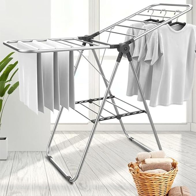 Shop White Label Drying Rack-Silver Online | Jumia Ghana