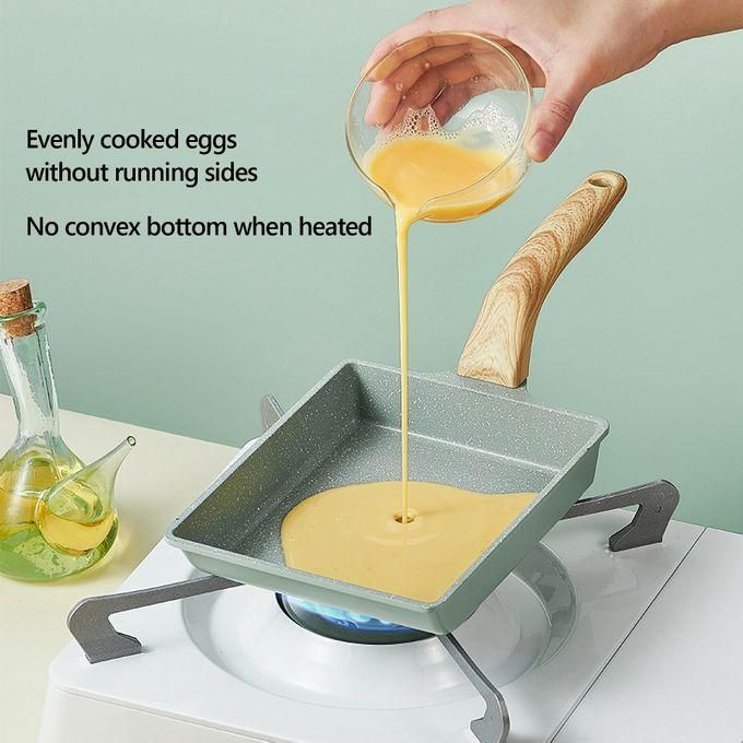 Shop Generic Japanese Omelette Pan Maifan Stone Nonstick Egg Roll Pan