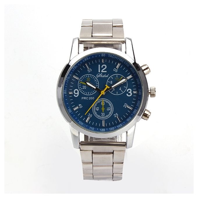 Shop SHSHD Stainless Steel Strap Analog Wrist Watch - Silver Online ...