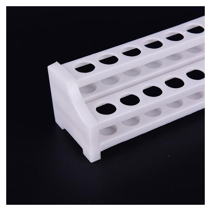 Shop Generic 20 Holes Plastic White Test Tube Rack For Centrifuge Tubes