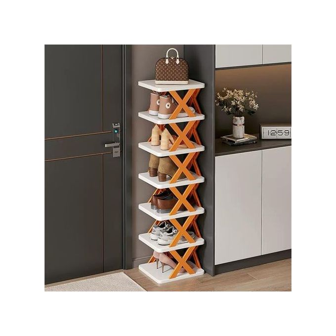 Shop Generic 7 Layer Assembly Shoe Rack,shoe Cabinet,clothes Organizer ...