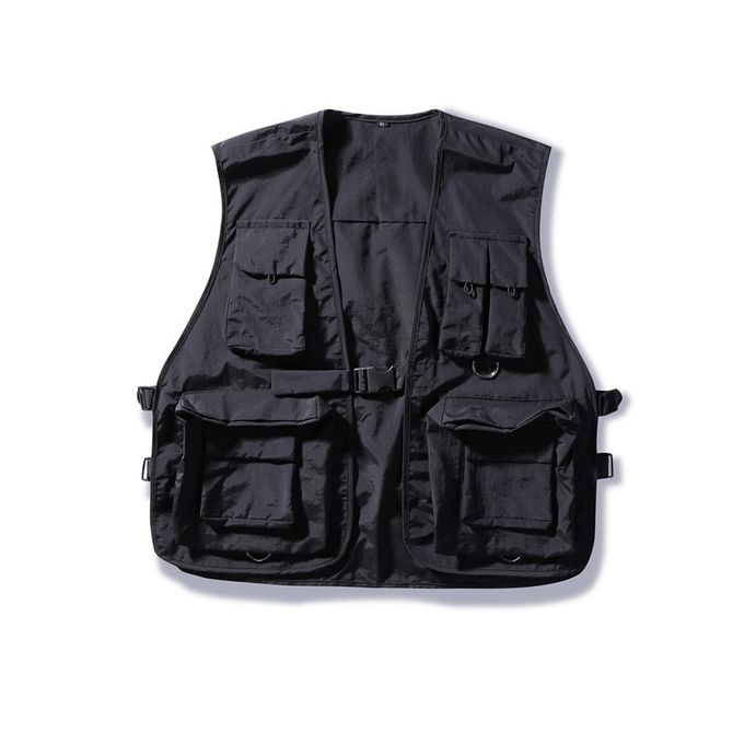 Shop Generic Multi Pocket Loose Cargo Vest Men Womens Military