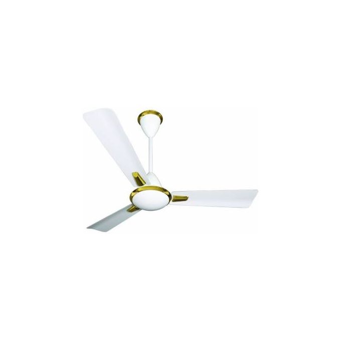 Shop Crompton Crompton Aura Ceiling Fan 1400mm White Gold