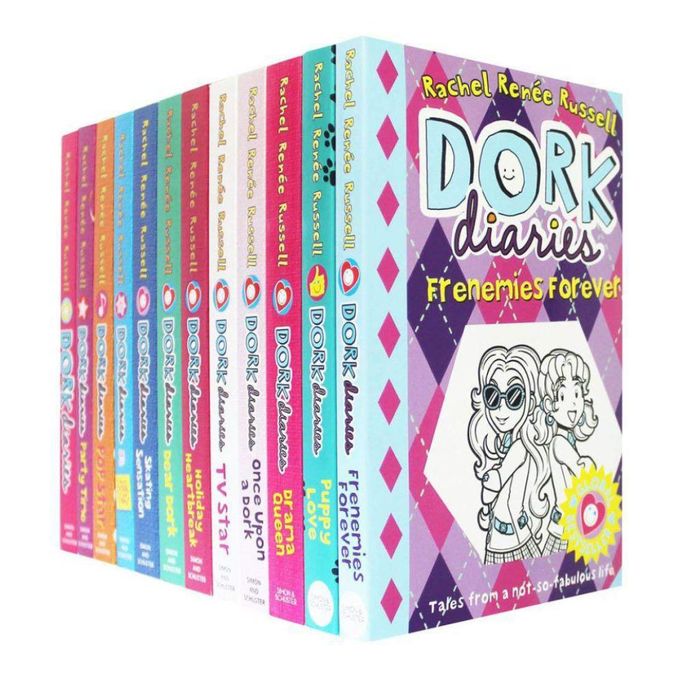Shop White Label New Dork Diaries Collection - 12 Books, Simon