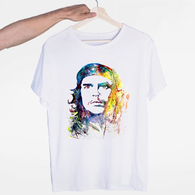 Shop Generic Men's Che Guevara T-shirt O-Neck Short Sleeves Summer