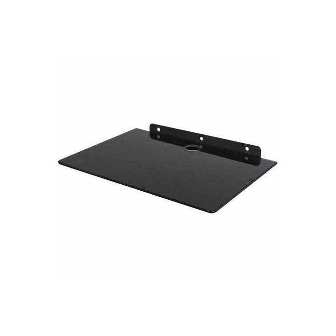 Shop White Label Decoder Dvd Tempered Glass Wall Mount Shelf Black Online Jumia Ghana