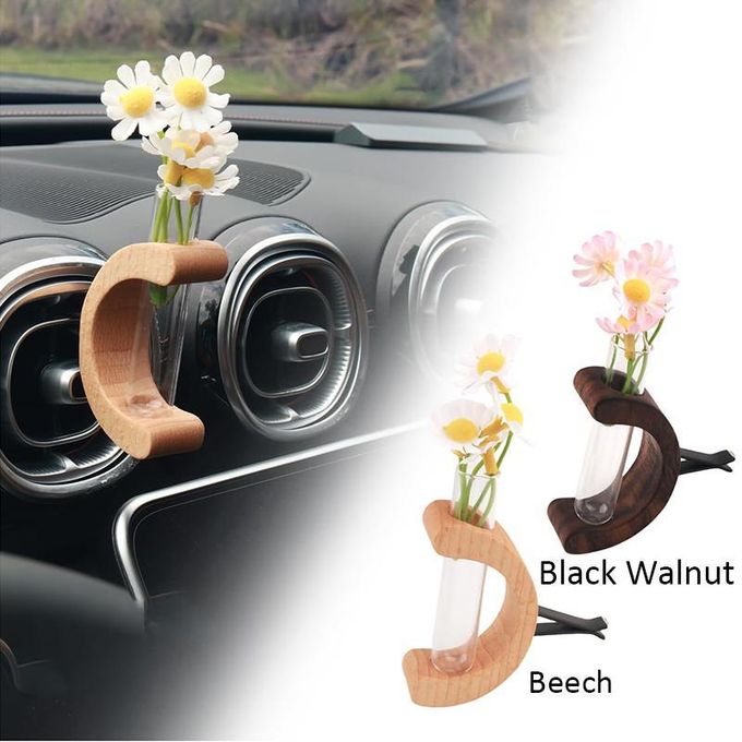 Shop Generic 2 Pack Car Flower Vase Clip Holder with Glass