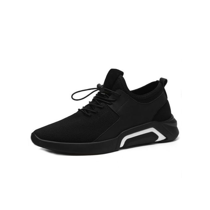 Shop Generic Low-Top Lace Up Athletic Sneakers - Black Online | Jumia Ghana