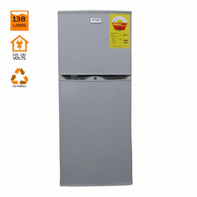 Shop Mitsui 138 Litres - ME-168 Double Door Refrigerator - Silver ...