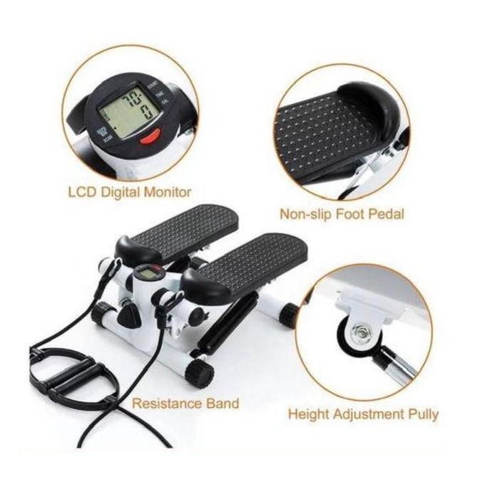 Shop Generic 3 in 1 Mini stepper Exercise Machine With Resistance band ...