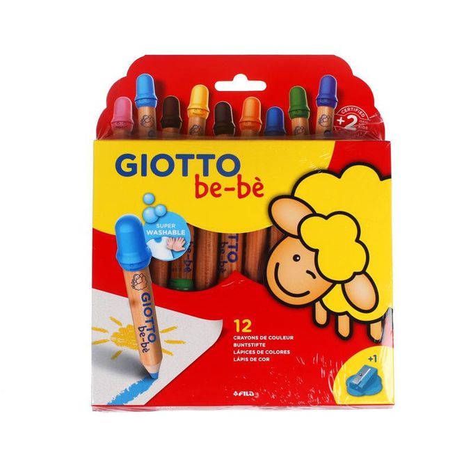 GIOTTO Bébé - 12 Crayons de couleur