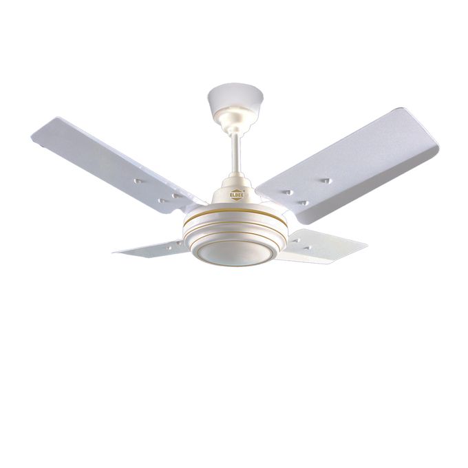 Shop Elbee Quality Short Blade Ceiling Fan 24 White Jumia Egypt