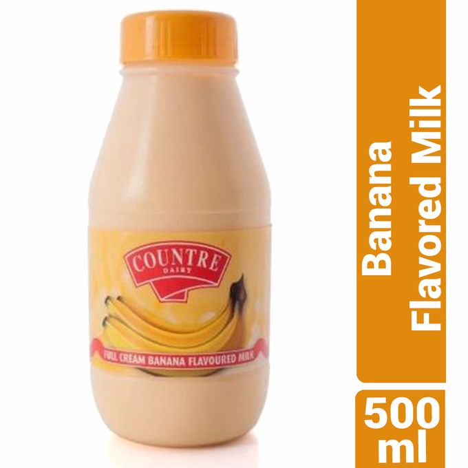 Shop Countre Dairy Banana Flavored Milk 500ml Online Jumia Ghana