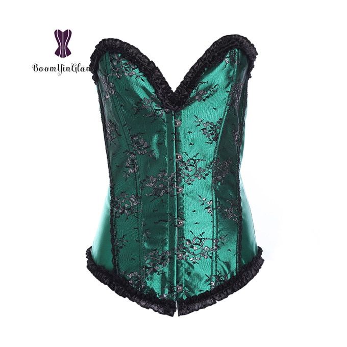 Shop Generic Lacing Ribbon Slimming Body Shapewear Overlay Lace Women's  Pleated-Green Online