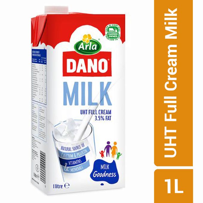 Shop Dano UHT Full Cream Milk 1 Litre (3.5) Online Jumia Ghana