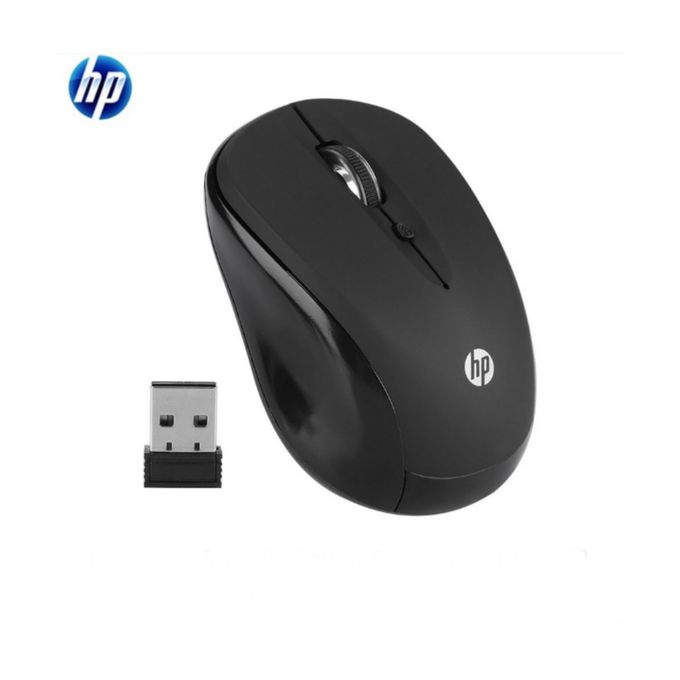 product_image_name-Hp-Optical Wireless Mouse - Black-2