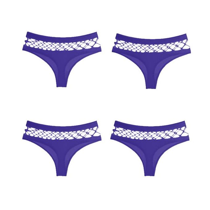 Shop Generic 4pcs/set Sexy Women's Thong Panties Waist Hollow G