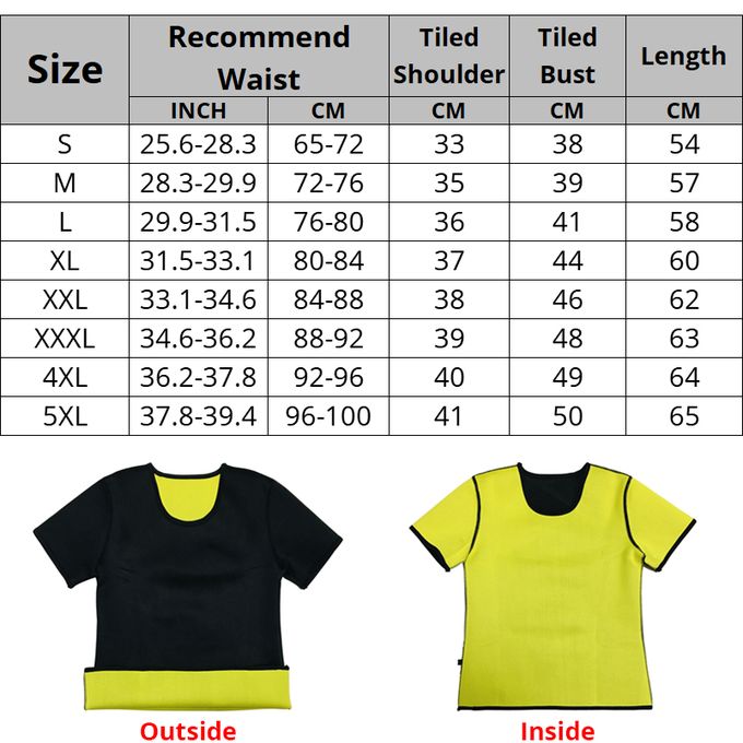 CXZD Sweat Neoprene Body Shaper Weight Loss Sauna Shapewear for Men Women  Workout Shirt Vest Fitness Jacket Suit Gym Top Thermal