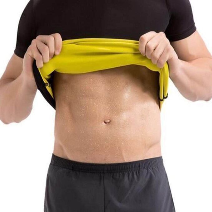 Shop Generic Men's Neoprene Sweat Sauna Body Shaper Slimming