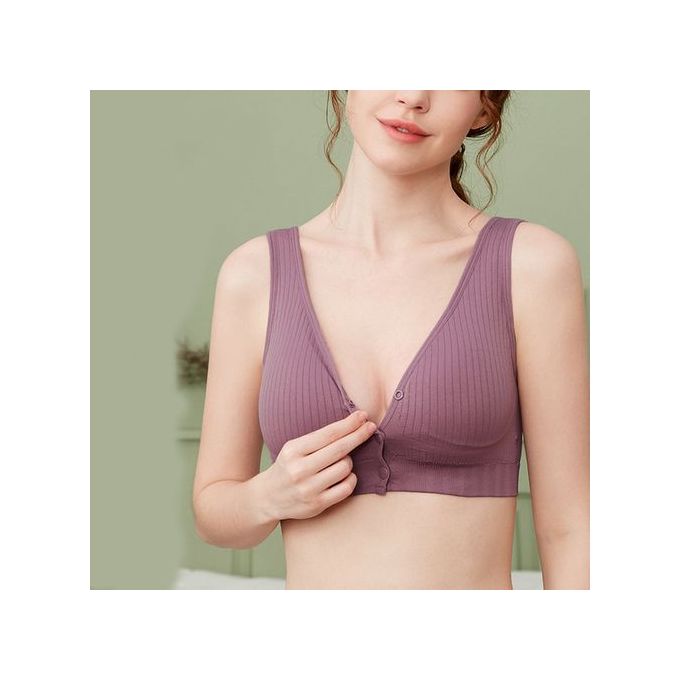 New Cotton Nursing Bra Breathable Breastfeeding Bras for Women