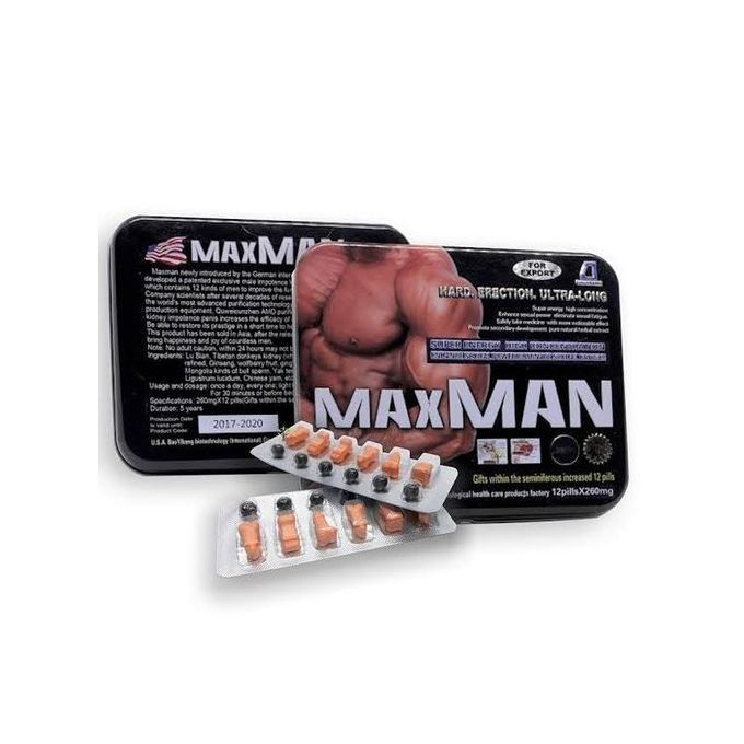 Shop Max Man Delay Ejaculation Effective Sex Pills For Men 12pills × 260mg Online Jumia Ghana 8681