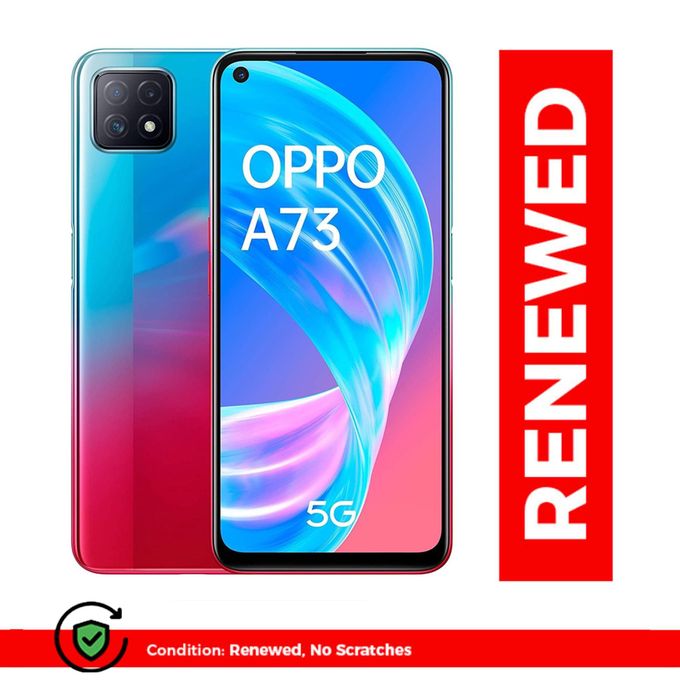 OPPO - 新品OPPO A73 5G Dual Sim Free Shop Renewed OPPO A73 5G 6.5'' 8G+128GB 4040mAh 16MP+16MP