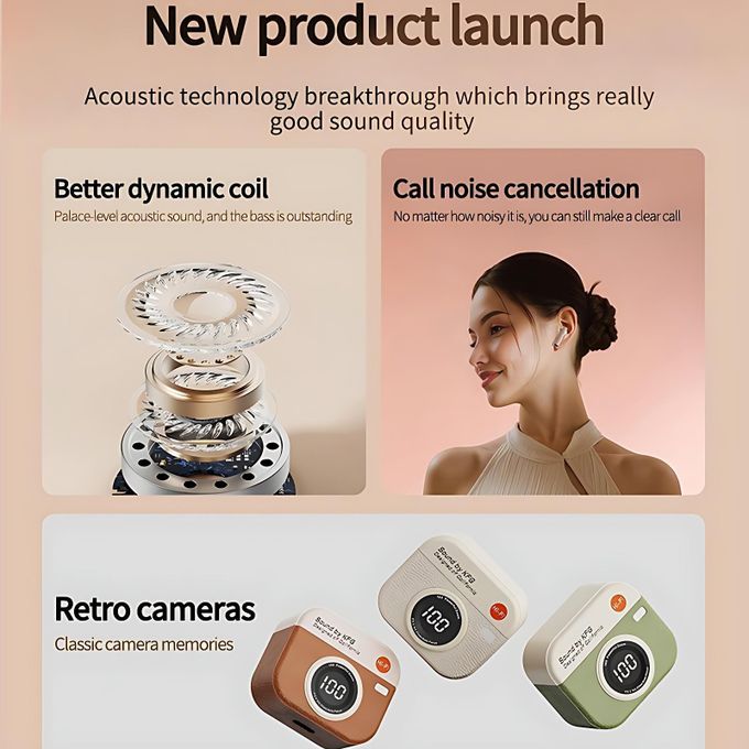 Shop GtyGo Bluetooth 5.4 Wireless Headphones Earphones