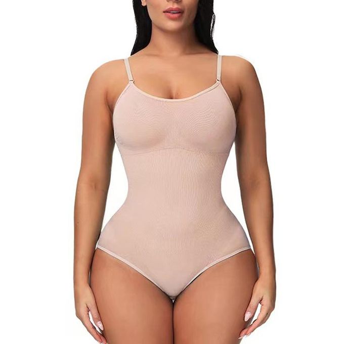 Shop Fashion Women s body shaping jumpsuit European and American abdominal  tightening and hip lifting suspender chest support and body beautification  corset Online