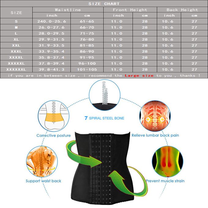 Generic Shapers Men Shapewear Waist Trainer Body Shaper Modeling