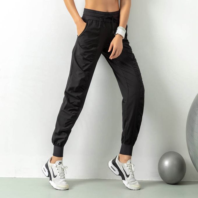 Shop Generic Fabric Drawstring Running Sport Joggers Women Quick