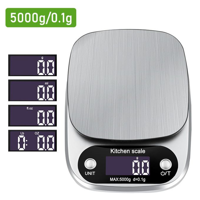 3kg/5kg/10kgx0.1g Stainless Steel High Precision Kitchen Scale Electronic  Scale Digital Household Waterproof bascula