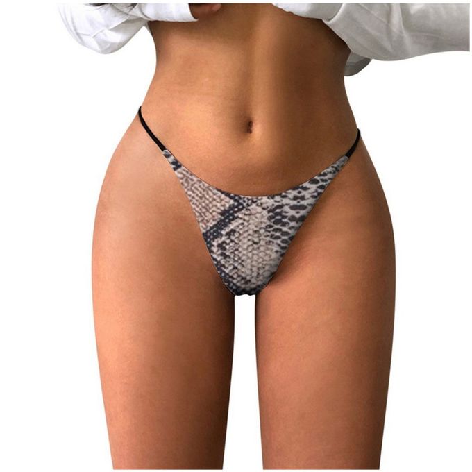 Shop Generic (I)Cotton G String Women Panties Briefs Thong Low Waist T-back  Beach Bikini Underwear Seamless Plus Size Female Lingerie S-2XL XXA Online