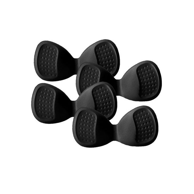 Generic 4Pcs Women Bra Pads Inserts Push Up Thick Invisible Reusable Black  @ Best Price Online