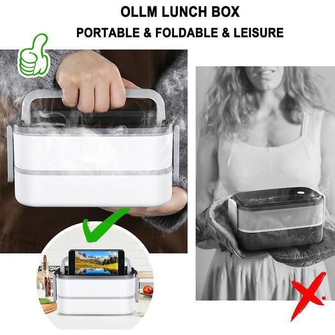 Shop Generic Leak-Proof Double-Layered Adult Lunch Box