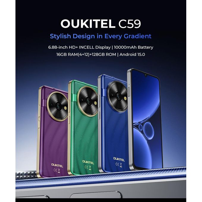 C59 OUKITEL 10000mAh Pro Android15 美品 Battery Mobile Android