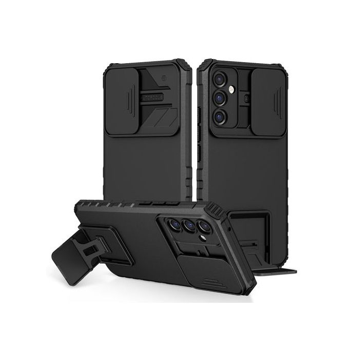 Écouteur de Téléphone Pour Samsung Galaxy A34 5G, Couverture Arrière de TPU  Soft TPU à la Grille Carrée Robuste - Noir