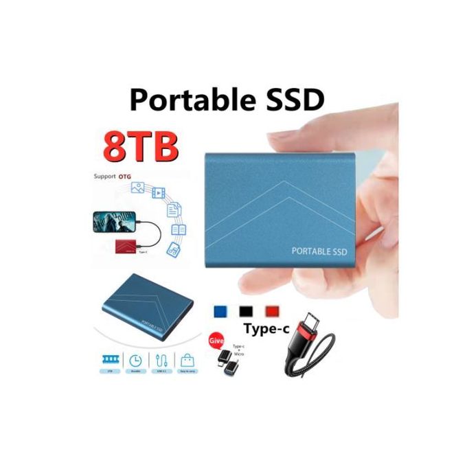 Shop Generic 16TB SSD Hard Disk Drive HDD Mobile External Storage ...
