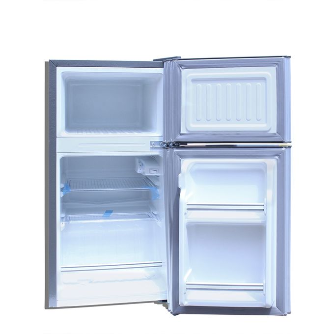 product_image_name-Delron-51 Litres - DRF-51 Double Door Refrigerator  - Grey-2