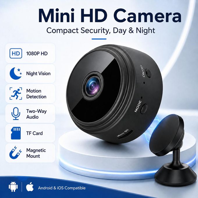 Shop Generic WiFi Smart Security Camera – HD Night Vision Outdoor Mini ...