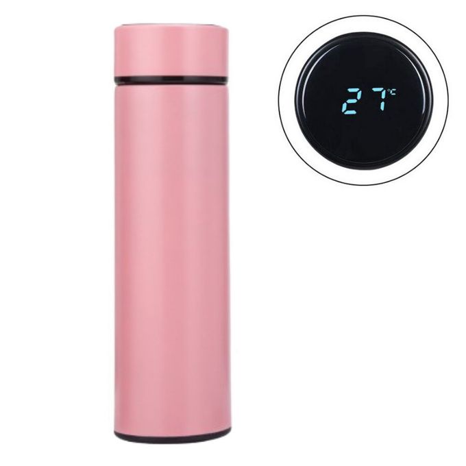 pink thermos flask