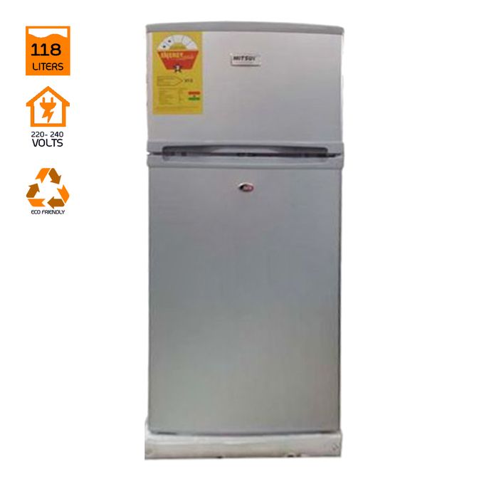 Shop Mitsui Double Door Fridge ME-148-Silver 118 Litres Online | Jumia ...