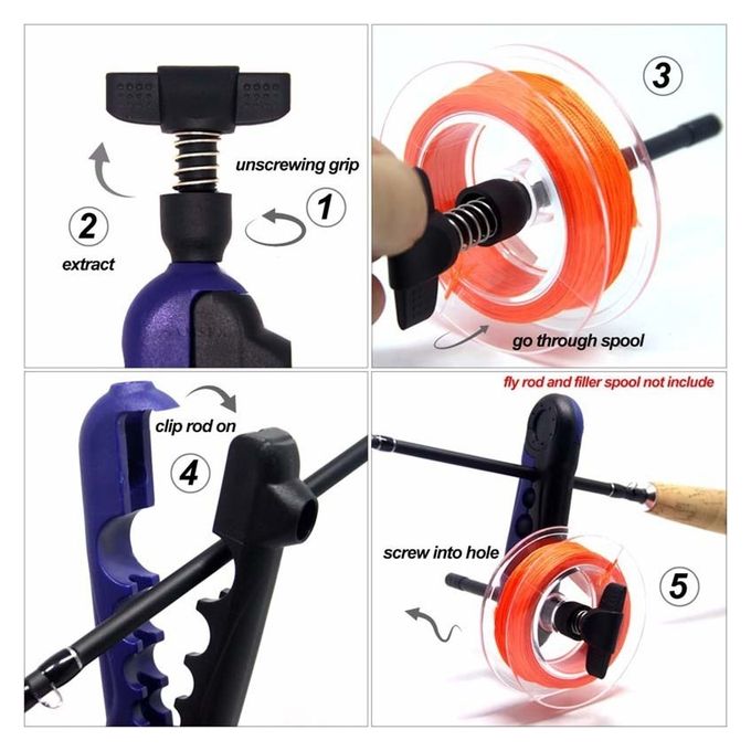 Shop Generic Ilure Portable Fishing Line Winder Fishing Rod Spool