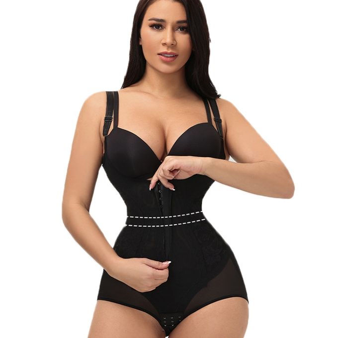 GUUDIA Open Bust Bodysuits Tummy Control Panties with Removable