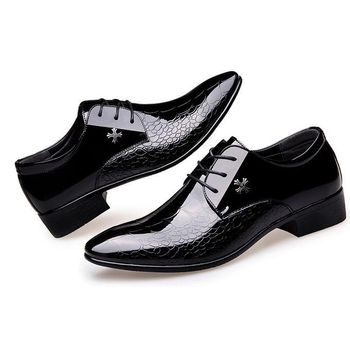 Shop Generic Executive Mirror Shoes - Black Online | Jumia Ghana