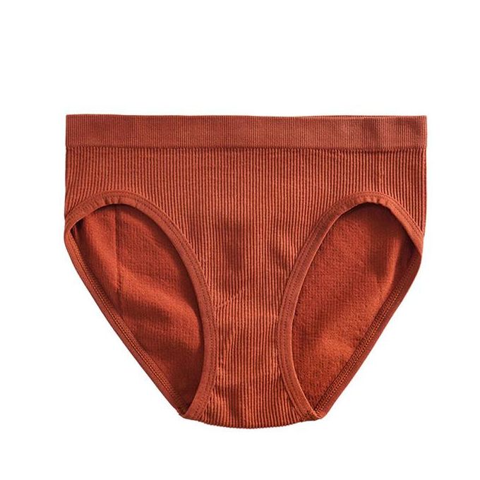 Shop Generic Women High Waisted Panties Ribbed Cotton Seamless