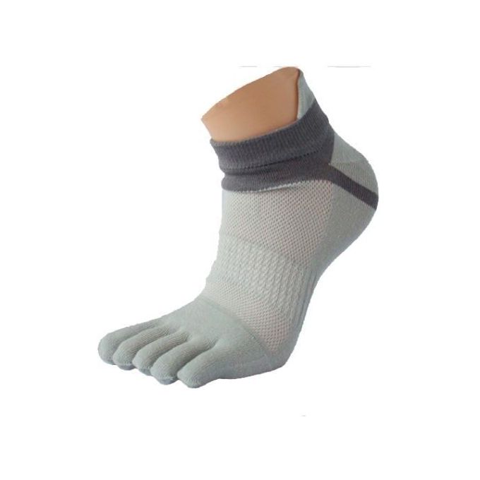 Men's Five Toe Sock Cotton Pure Sports Trainer Running Finger Socks  Breathable