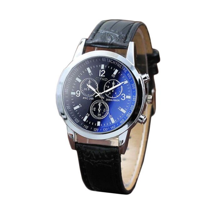 Shop Generic Luxury Leather Wrist Watch Black Online Jumia Ghana