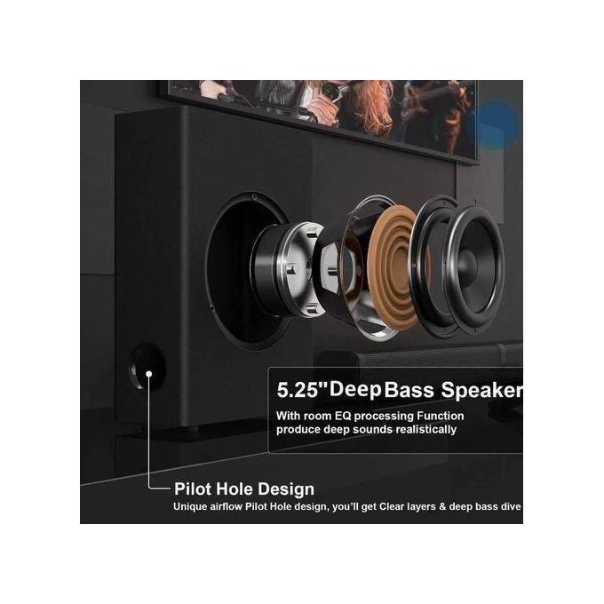 Shop Maxbest High Powerful Deep Bass Professional Wireless TV In-Built ...