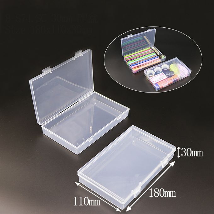 Generic Clear Plastic Jewelry Storage Beads Storage Organizer Box