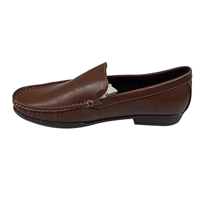 Shop Clarks Penny Leather Loafers - Brown Online | Jumia Ghana